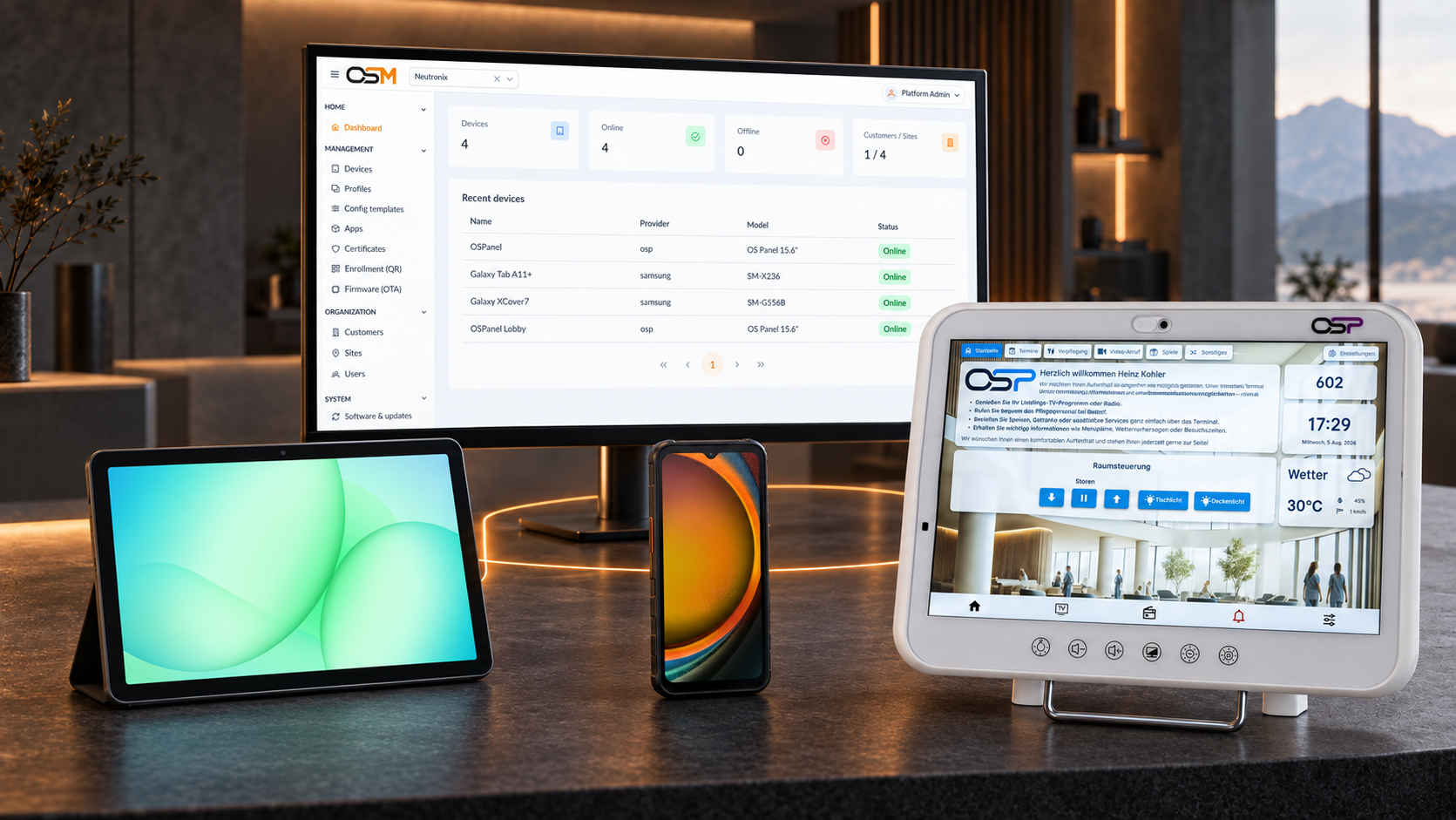 OS Mobile Device Management