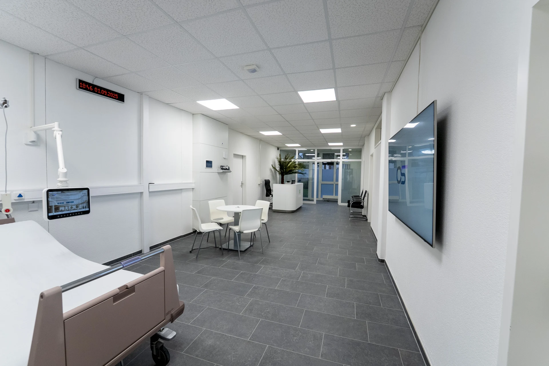 Neutronix Demo-Patientenzimmer in Egerkingen
